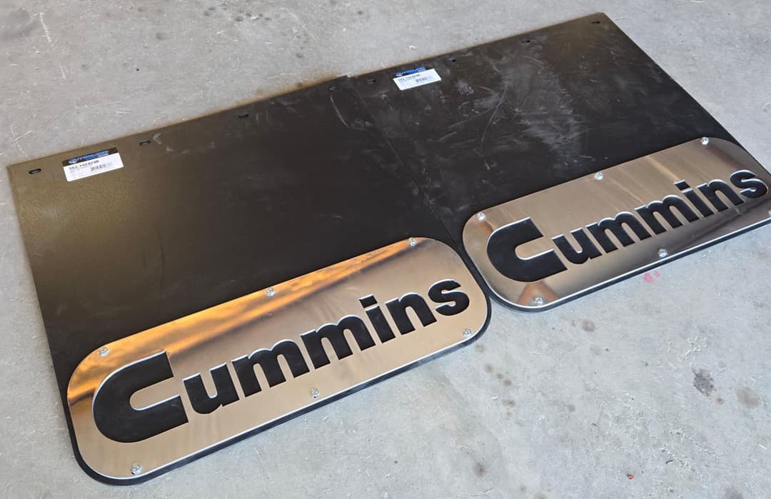 Custom mud flaps
